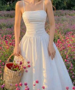 Luna Garden Ruched Midi Dress