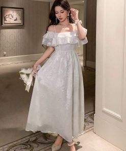 Serena Off-Shoulder Lace Midi Dress